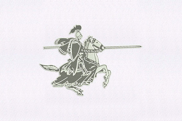Dueling Knight Design: A Thoughtful Embroidery Choice for Meaningful Gifts