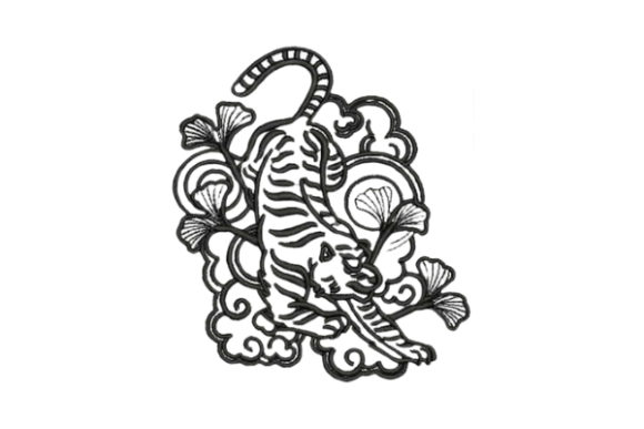 Japanese Style Tattoo Embroidery Design Review