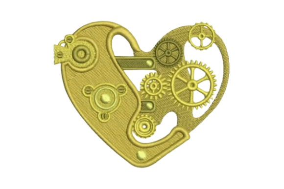 Mechanical Heart: A Boutique Sweatshirt Embroidery Review