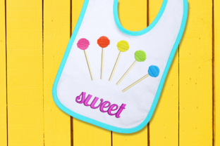 Sweet Lollipops Embroidery Design