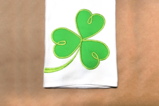 Swirly St Patrick’s Shamrock Applique