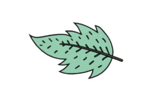 Teal Leaf Embroidery Design Review